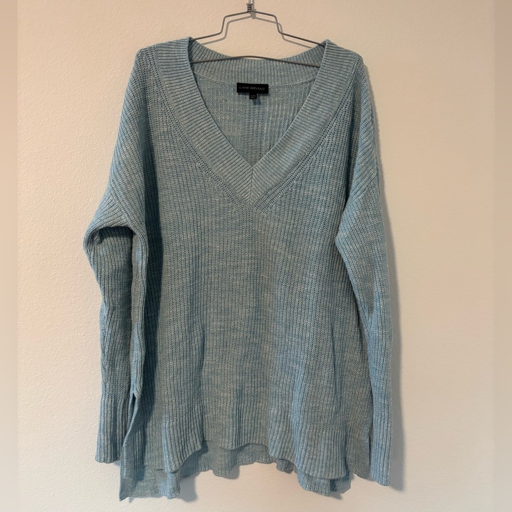 Lane Bryant Light Blue Knit Sweater